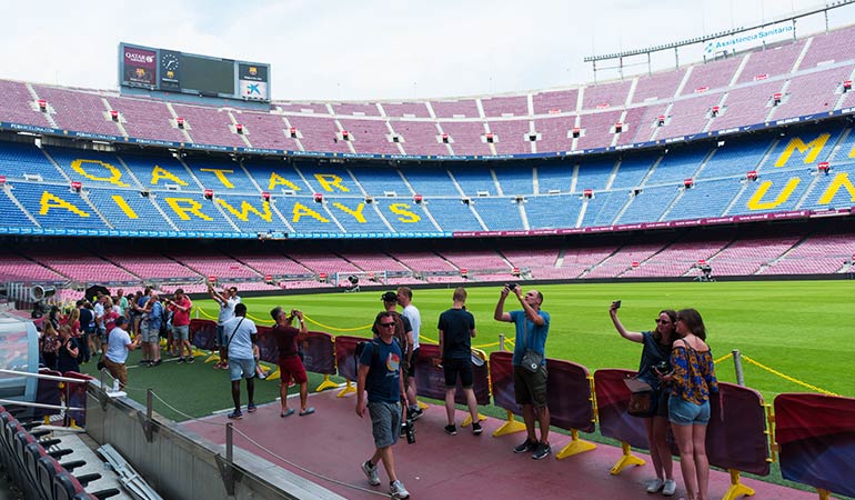 pitch camp nou experience