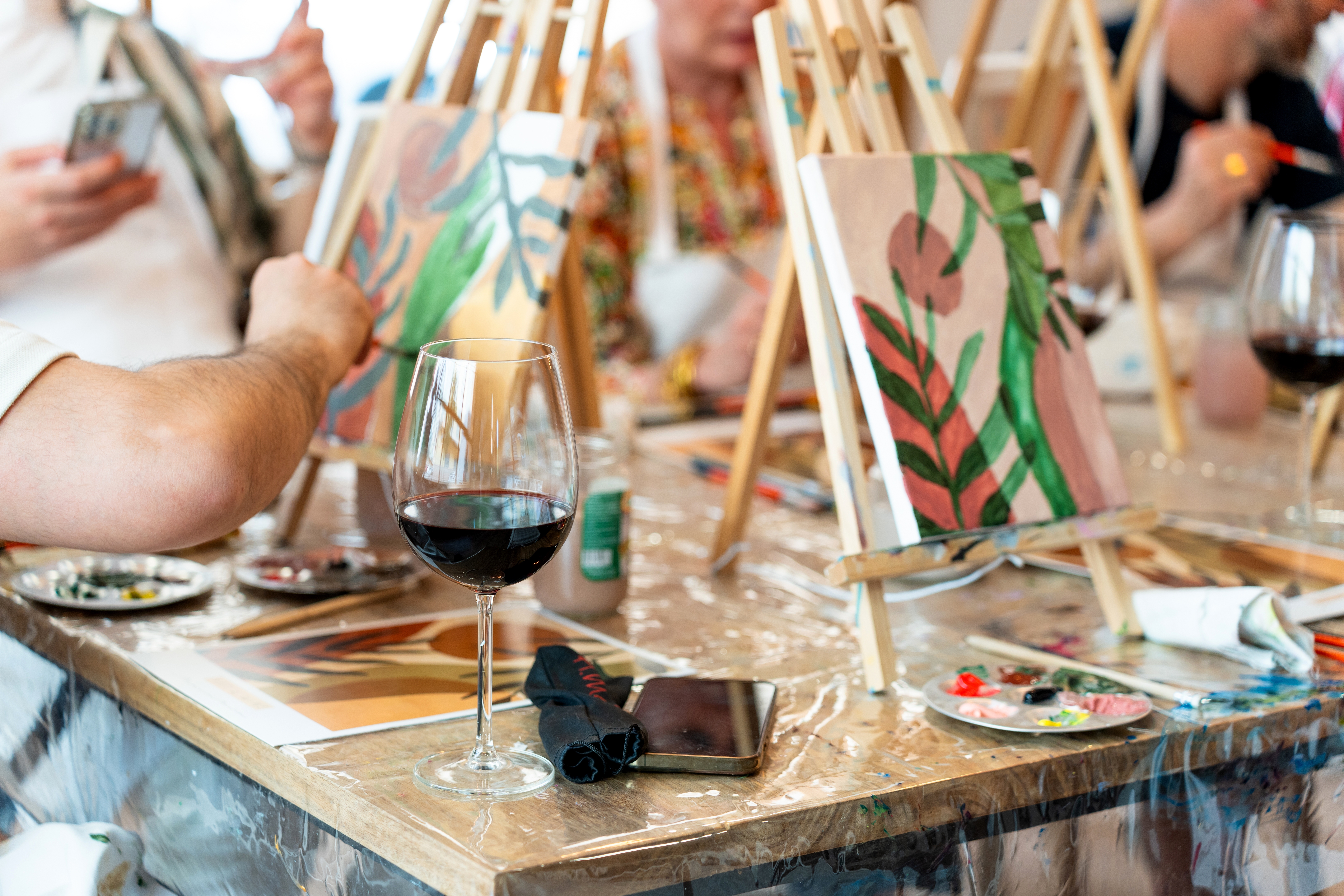 sip and paint class