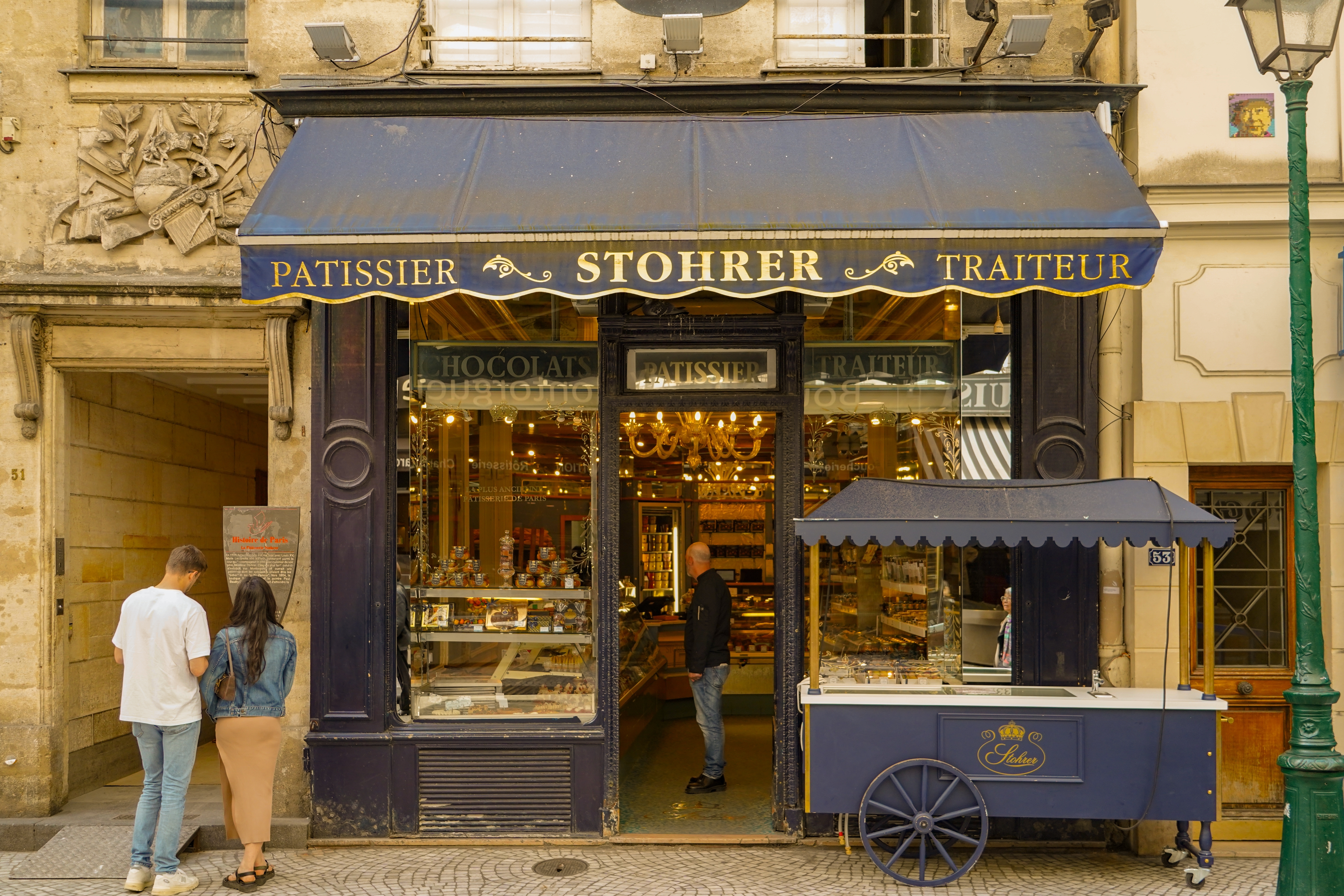 Stohrer patisserie in Paris, France