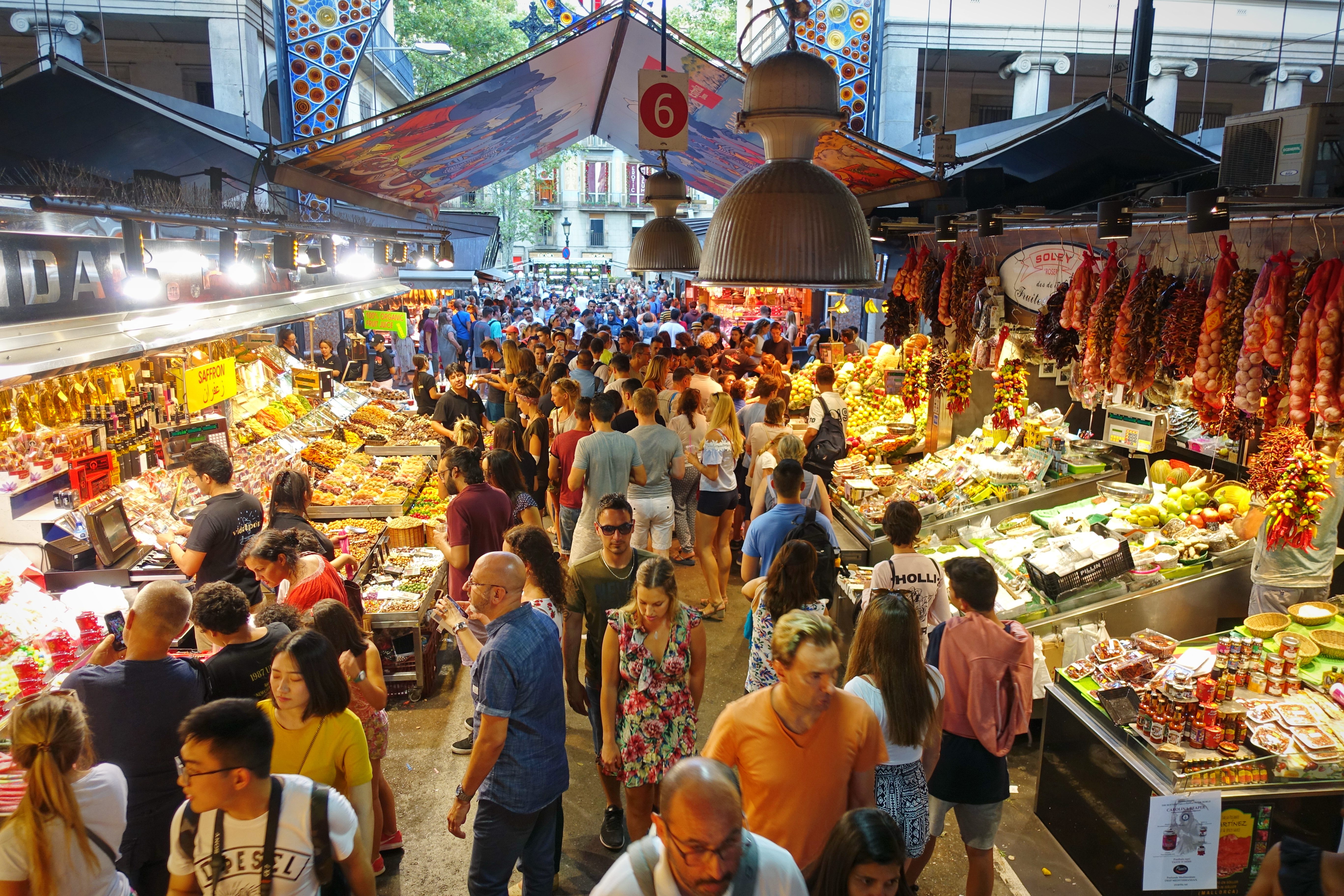 Barcelona food market