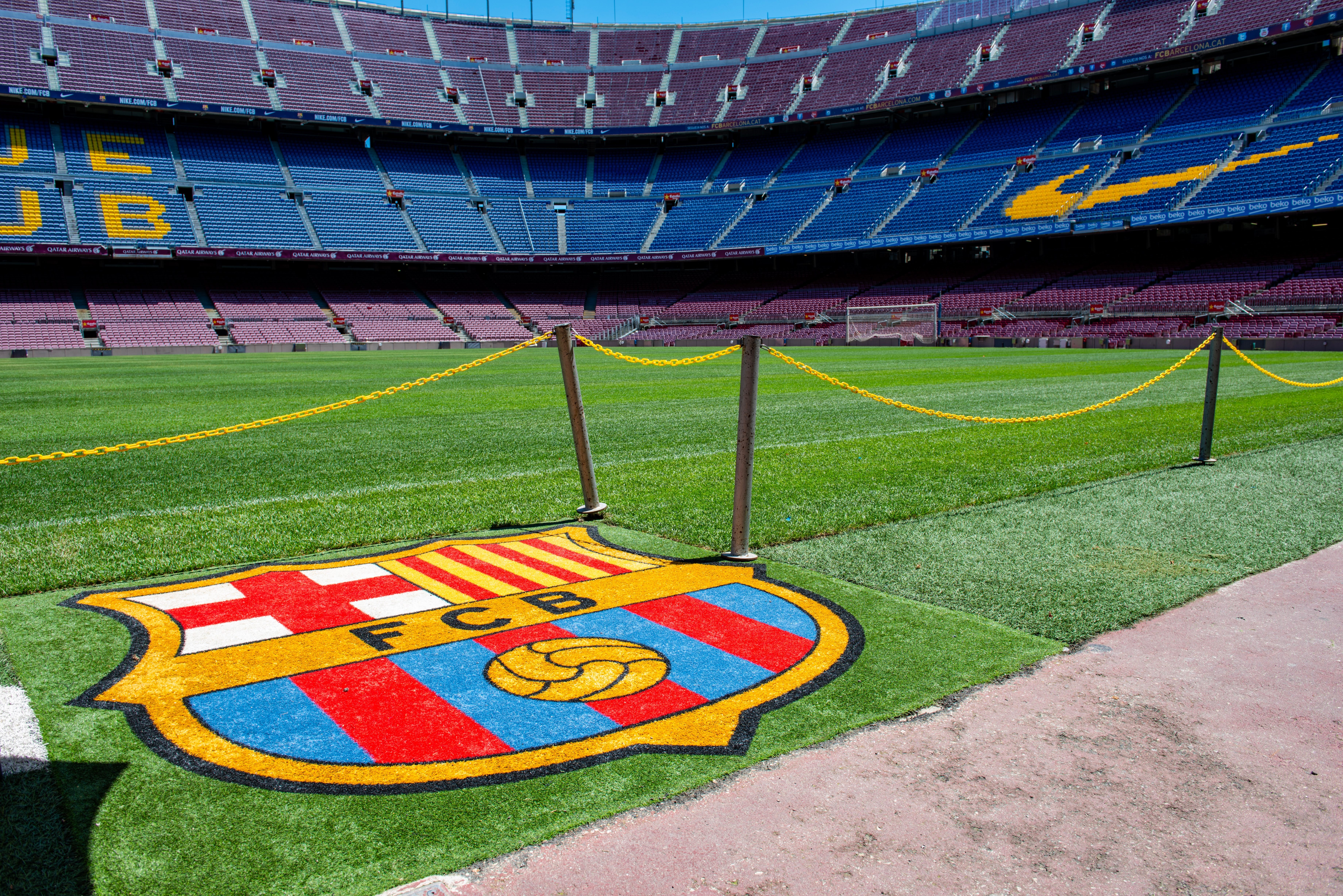 Camp nou in Barcelona, Spain