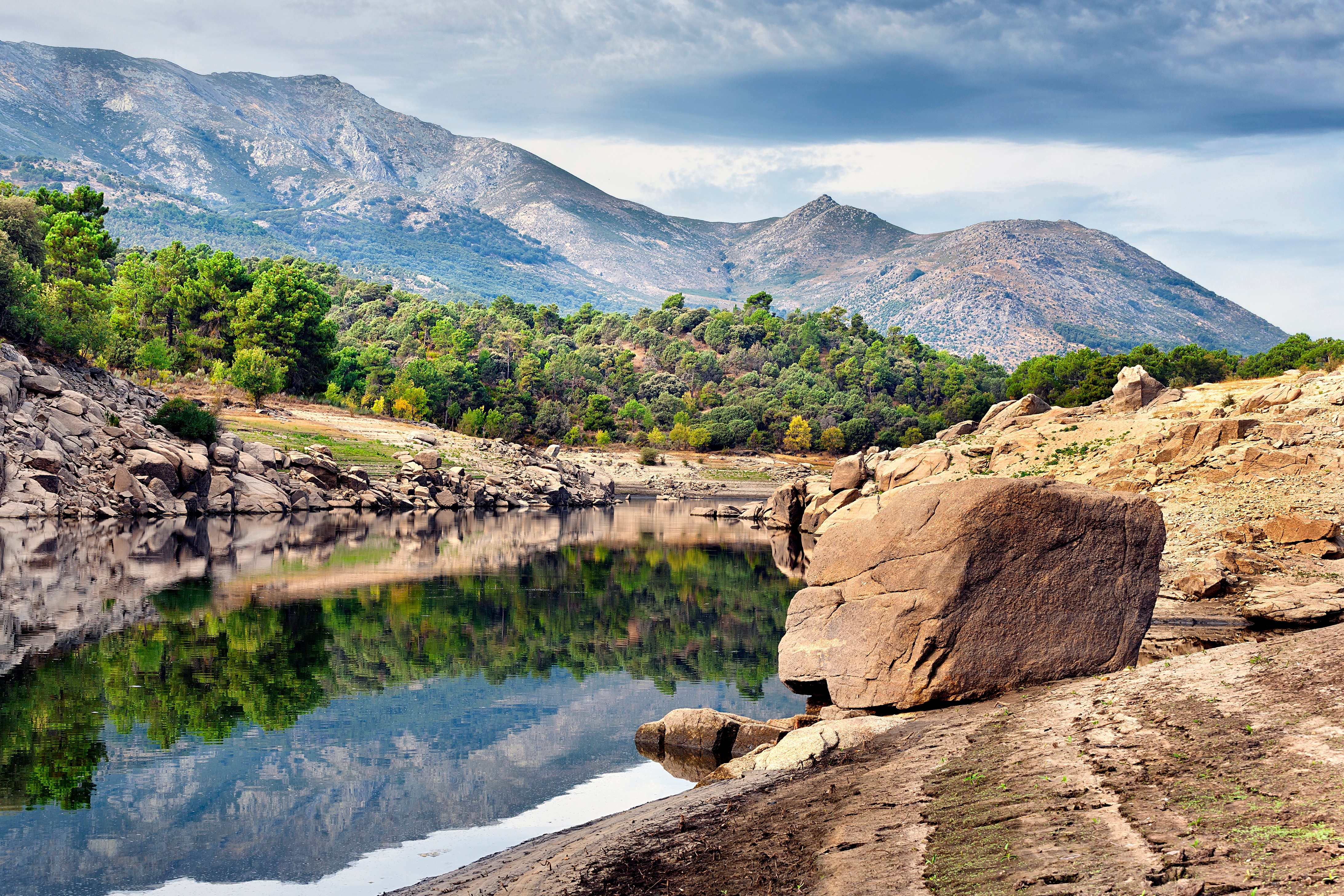 Alberche River in Spain