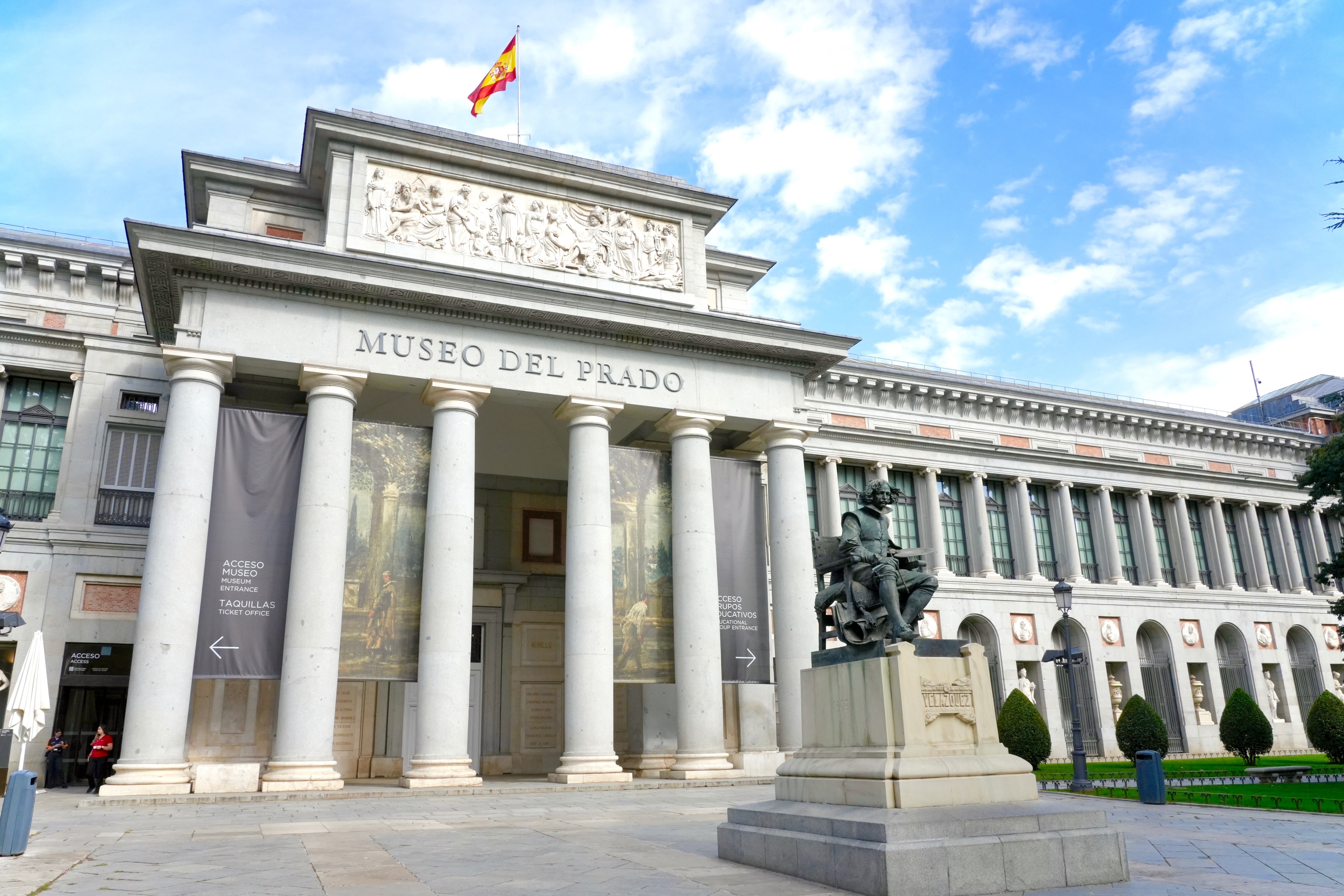 Exterior of the Museo del Prado in Madrid, Spain