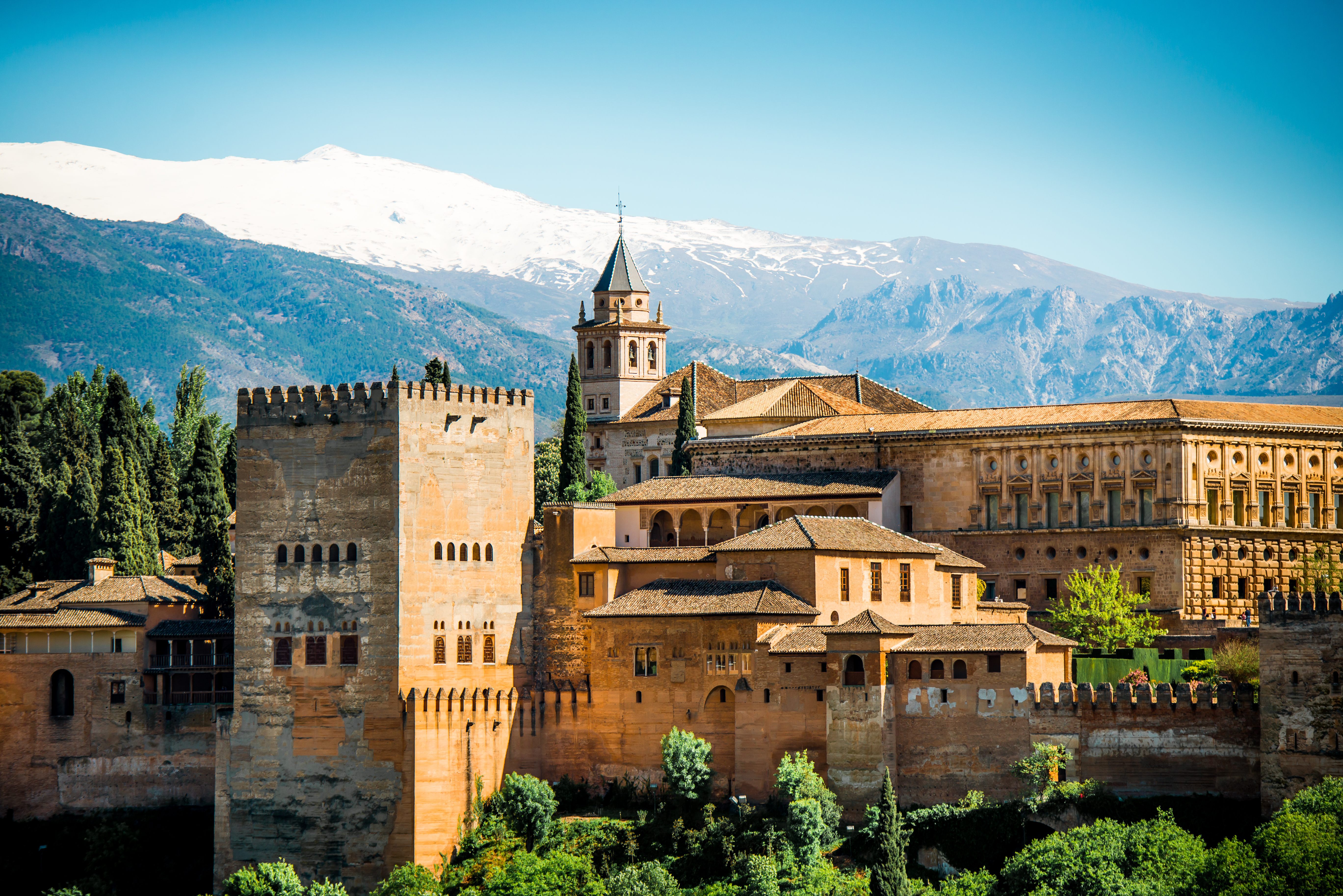 Alhambra Palace in Granada, Spain
