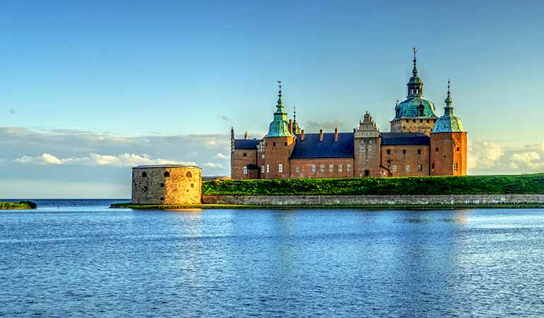 Sweden tourist attractions Kalmar slots