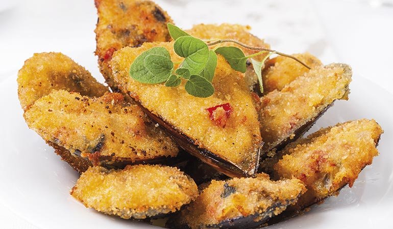 Mejillones Rellenas tapa