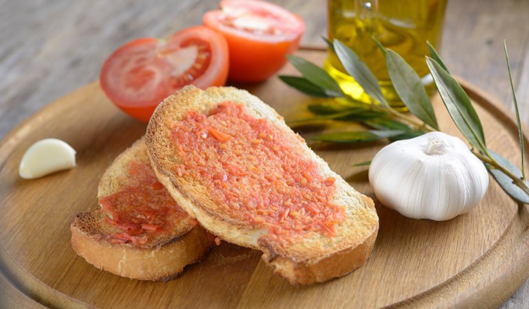 Pan con tomato tapa