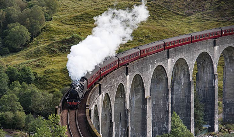 train rides in Europe Hogwarts express