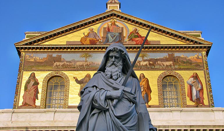 visiting rome at christmas st paul