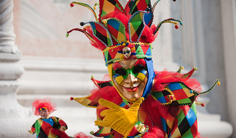 Venetian mask Arlecchino