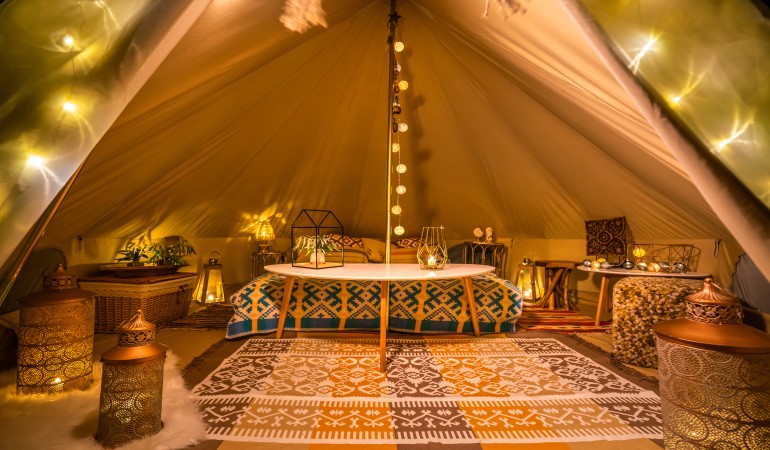 glamping luxury camping