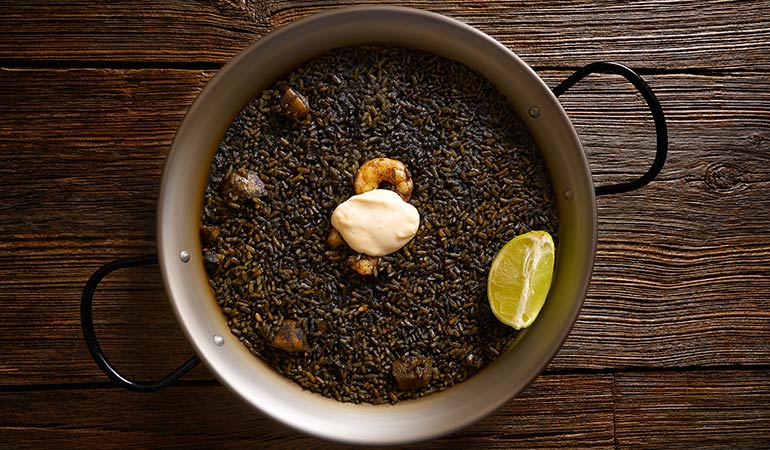 different types of paellas paella negra