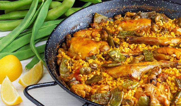 different types of Paella Valenciana