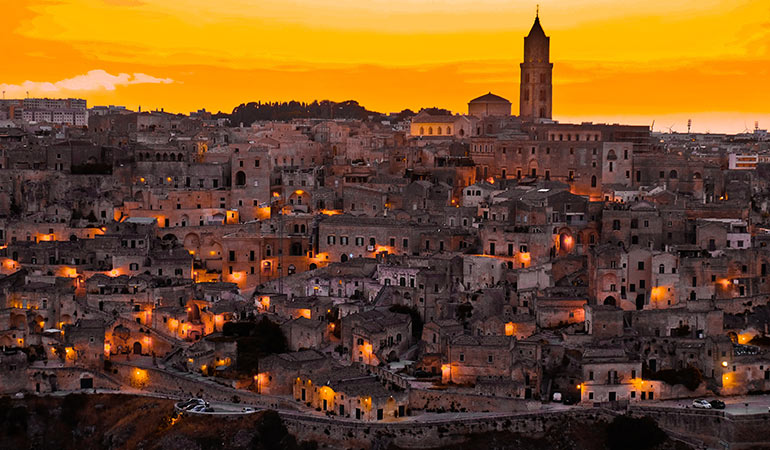 romantic places Matera Italy