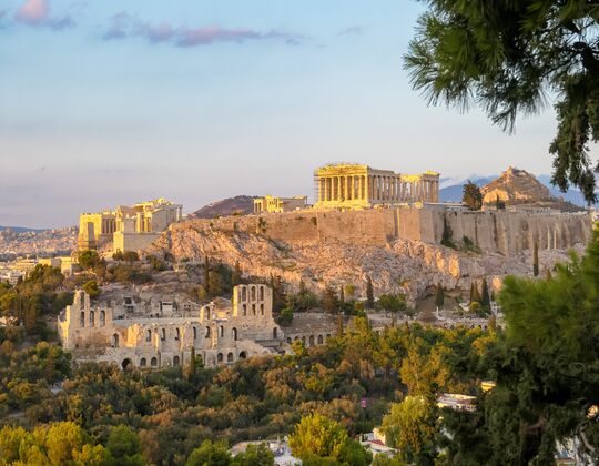 Roman theatre of Odeon in Athens, Greece