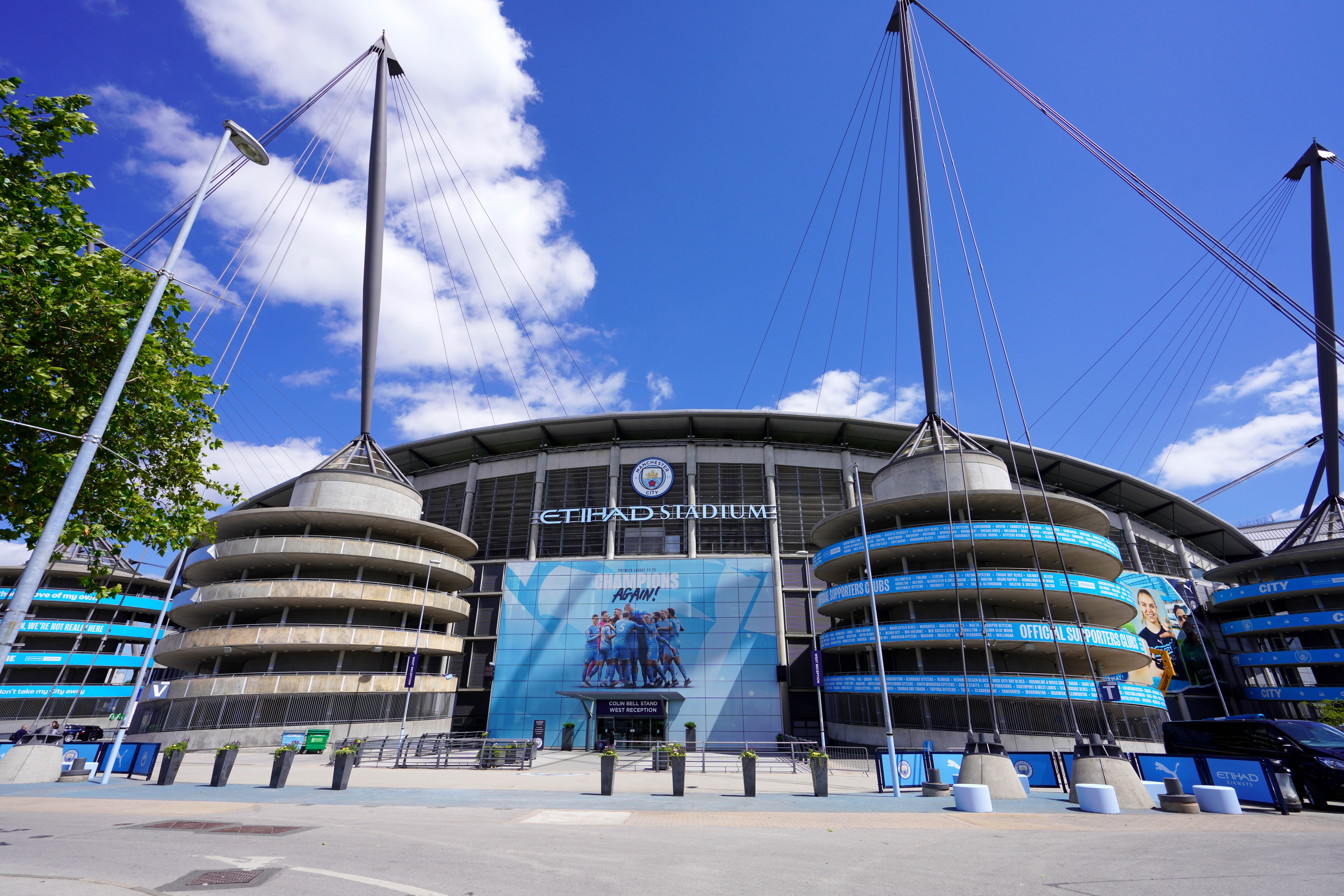Etihad Stadium in Manchester, England