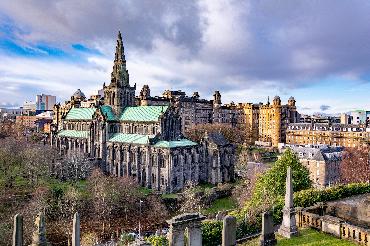 Skyline of Glasgow, Scotland