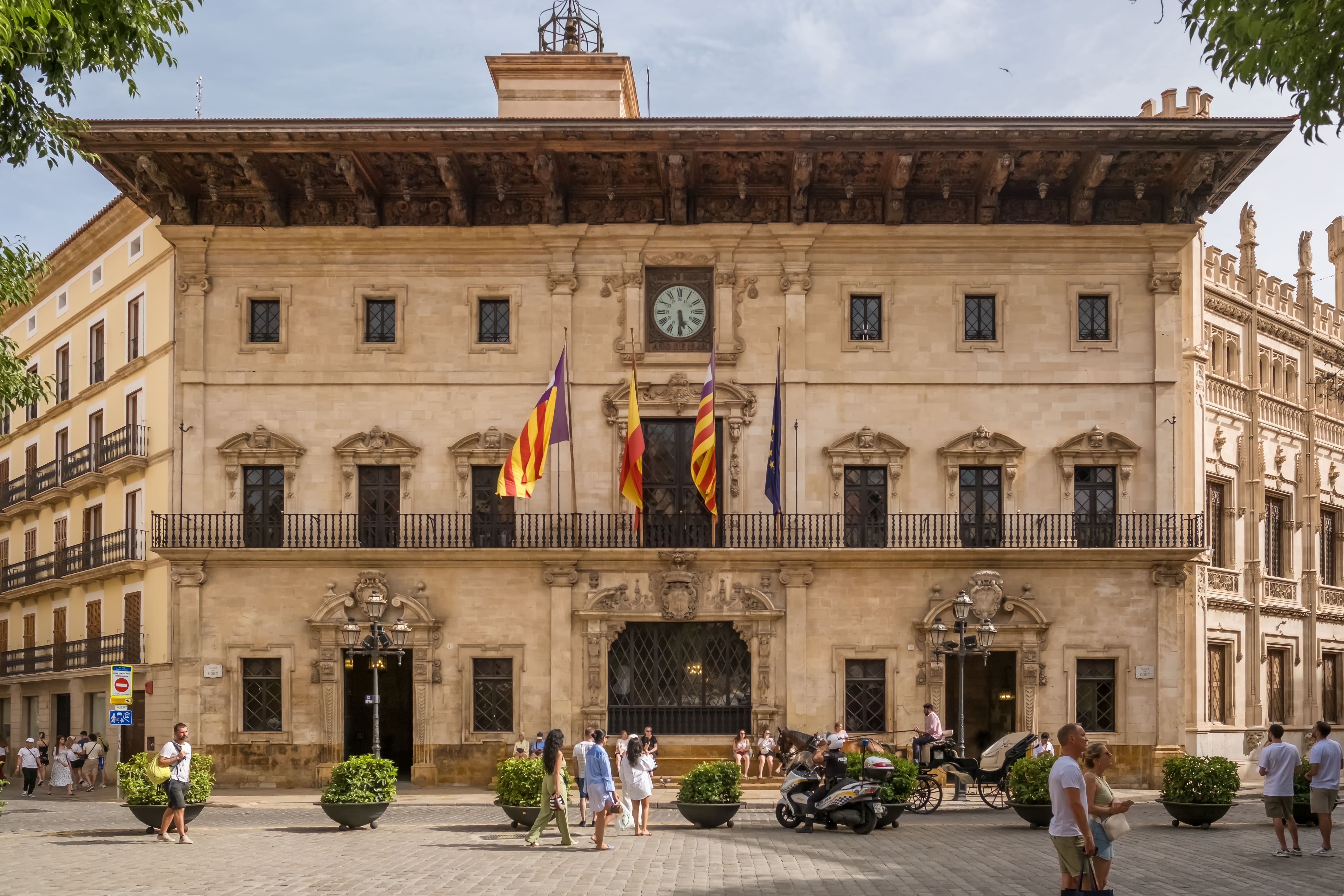 Town hall in Palma, Mallorca
