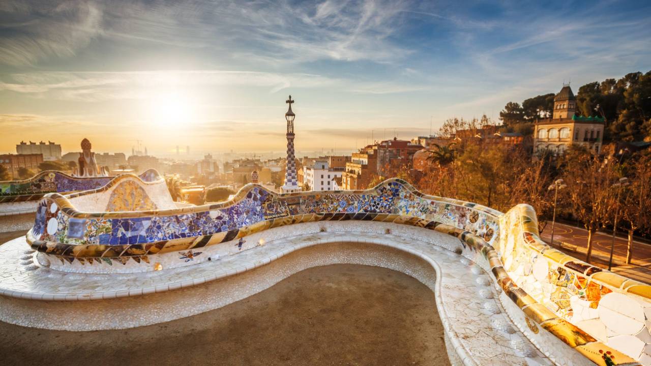 Panoramic view from Barcelona