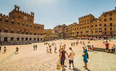 Marvel at the 13th century streets and squares of Siena