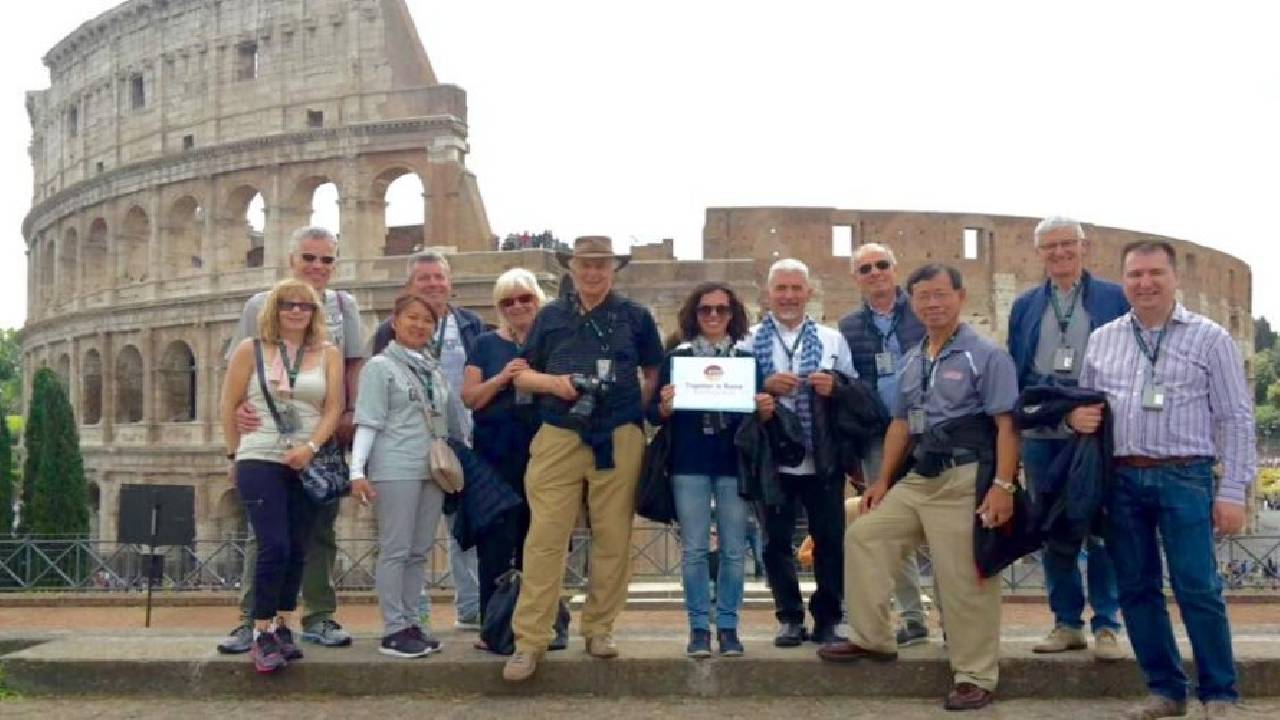 Colosseum tour with Rachel