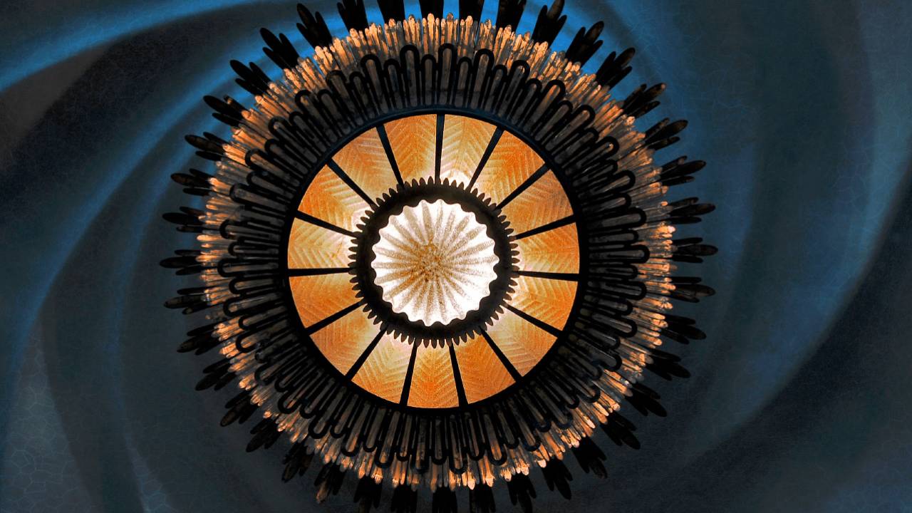 Beautiful roof light at Casa Batllò