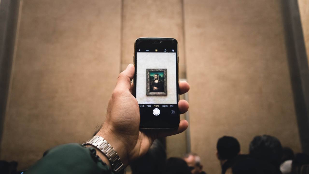 Monalisa at Louvre museum