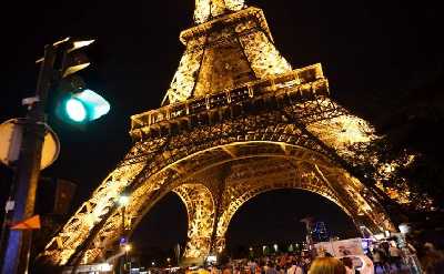Eiffel Tower night 