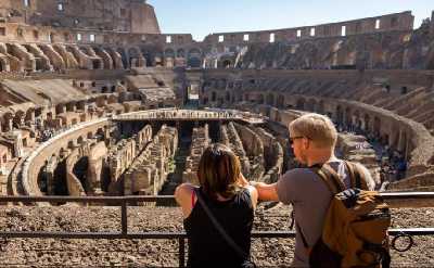 Colosseum tourists