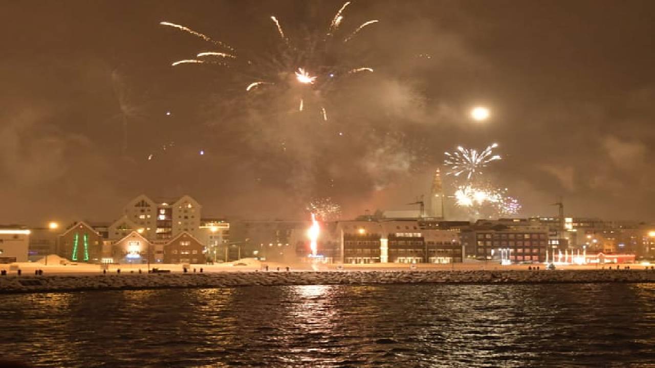 Reykjavík New Year's Eve Celebration at Sea