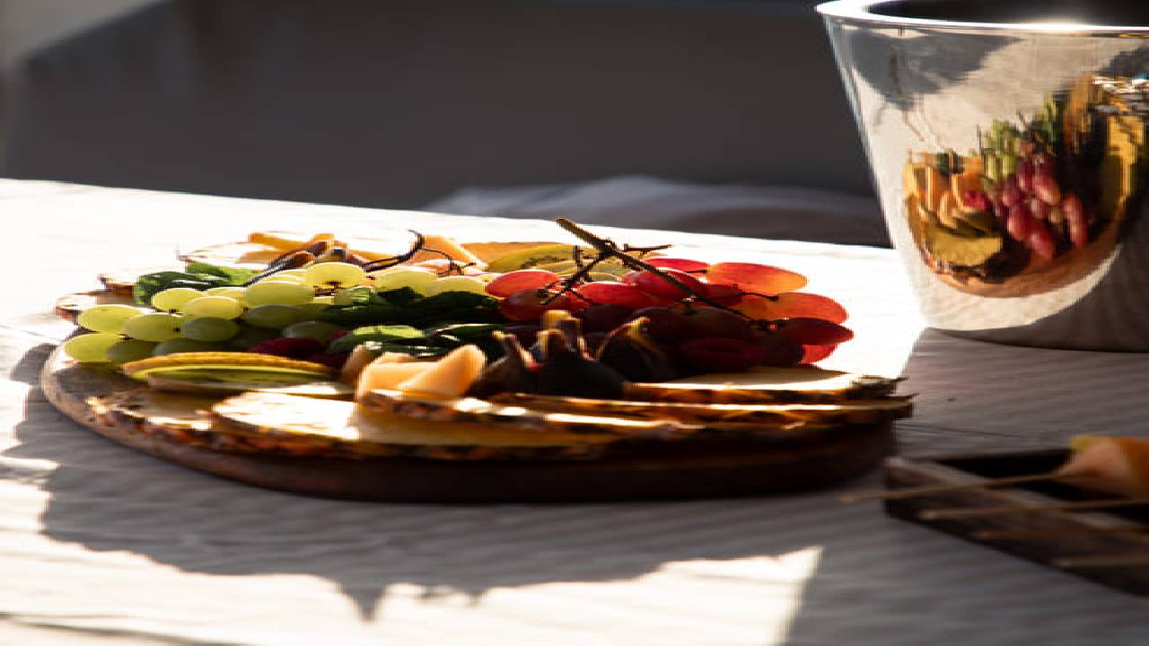 Sunset on a catamaran