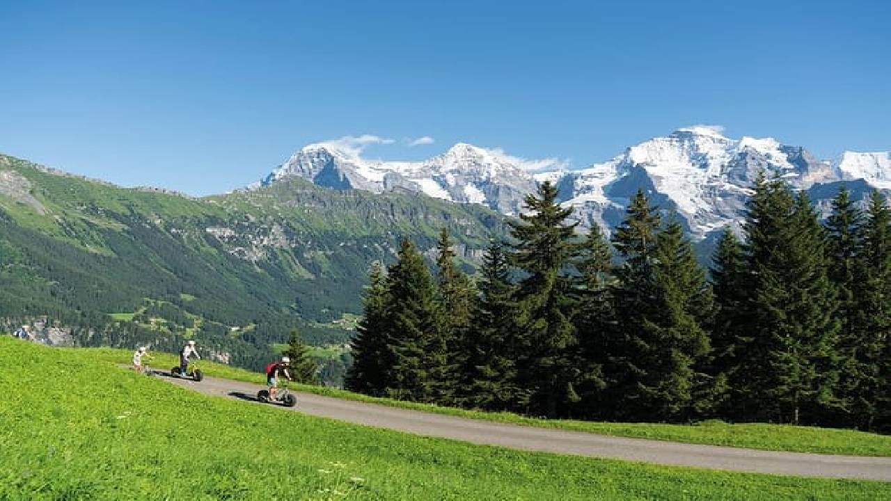  Swiss Alps Monster Scooter and Fondue Tour (Private tour)