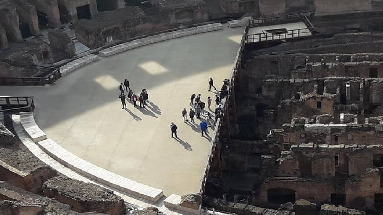 Colosseum Gladiators Arena Floor, Roman Forum and Palatine Hill Group Tour 