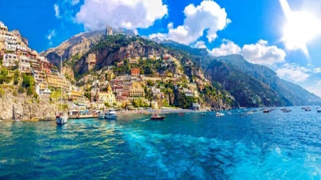 From Rome: Amalfi Coast, Positano & Amalfi with boat cruise and train