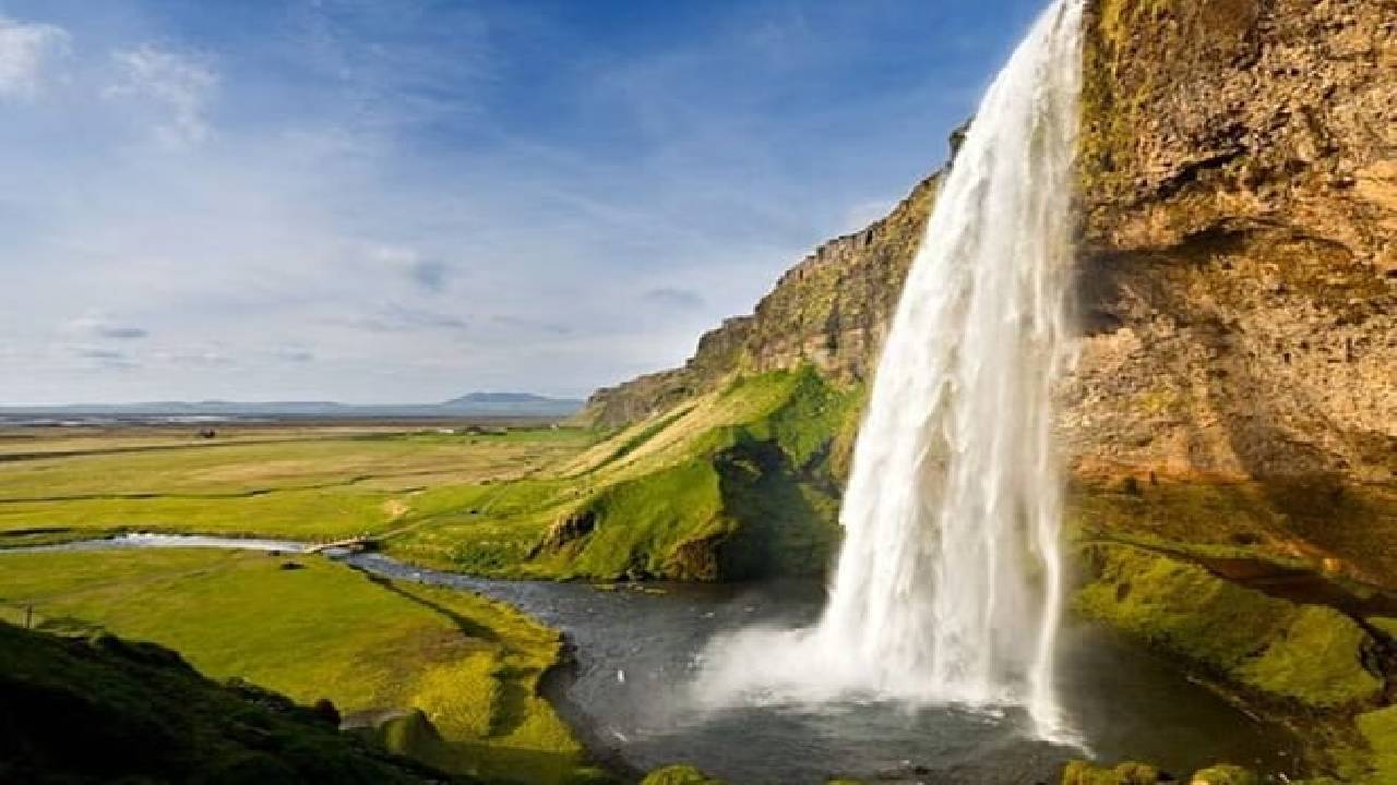 Glacier Hike Waterfalls and Black Sand Beach