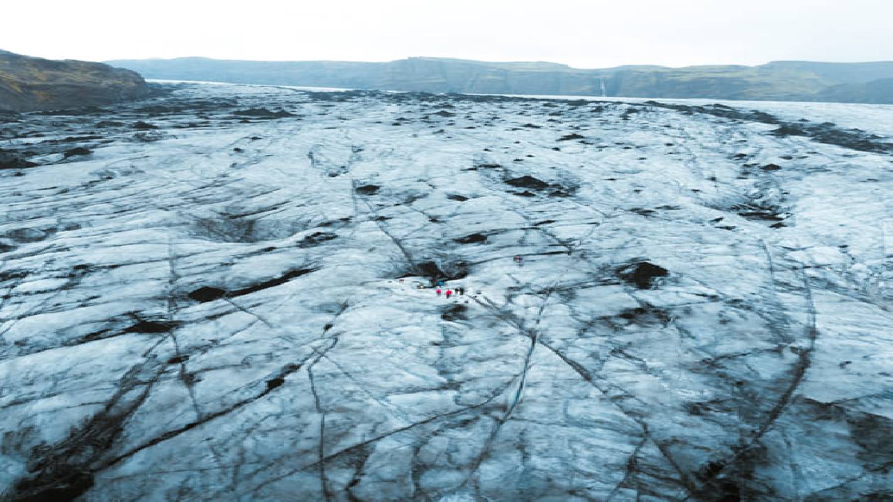 Glacier Hike Waterfalls and Black Sand Beach