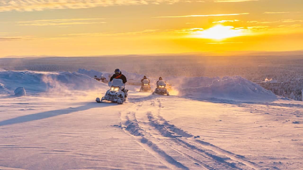 Snowmobile Adventure in Lapland