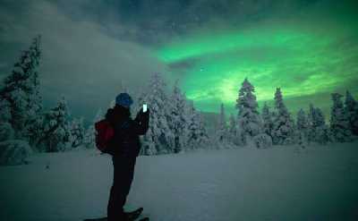Night Snowshoeing Lapland Experience