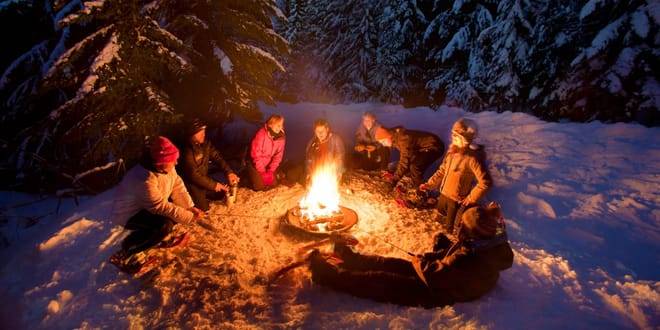 Night Snowshoeing Lapland Experience