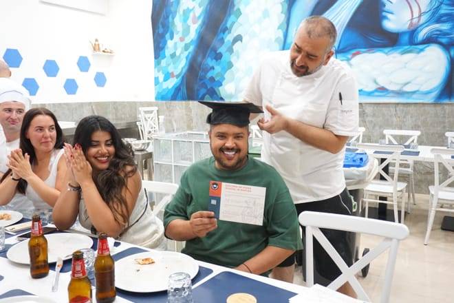 Authentic Pizza Making Class: Learn the Secret Dough Recipe. Appetizers and Drink Included