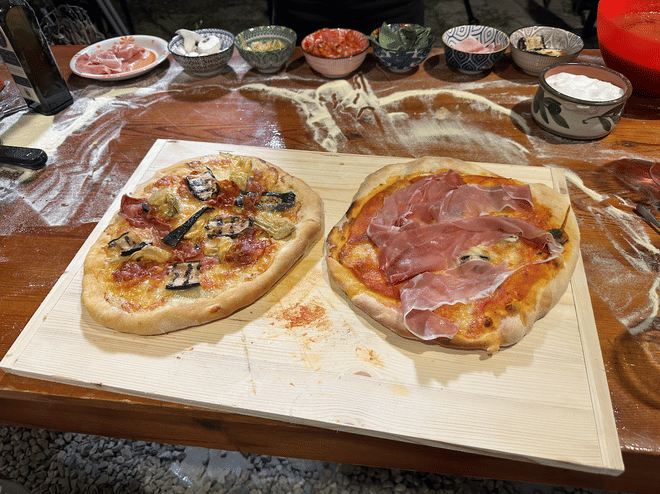 Pizza and Tiramisù Cooking Class from Siena