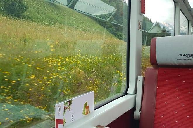 Glacier Express Panoramic Train Round Trip from Zürich With Private Guide 