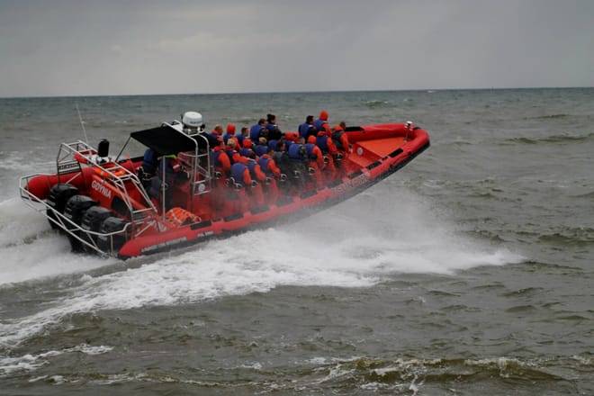 Whale  Watching from Downtown Reykjavik by RIB Speedboat 
