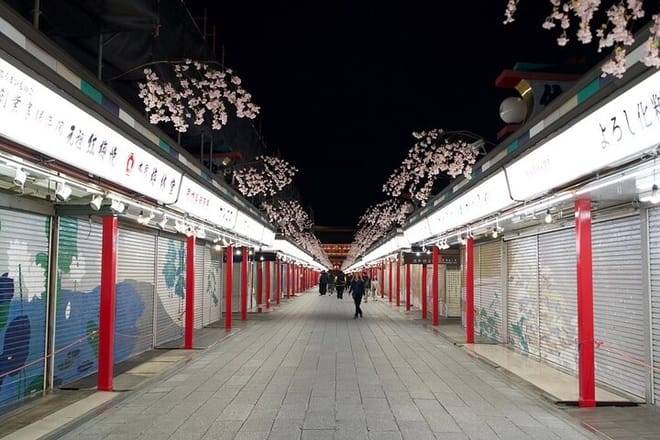 Asakusa Night Evening Walking Tour with English-Speaking Guide