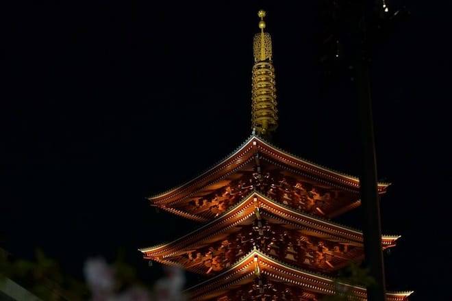 Asakusa Night Evening Walking Tour with English-Speaking Guide