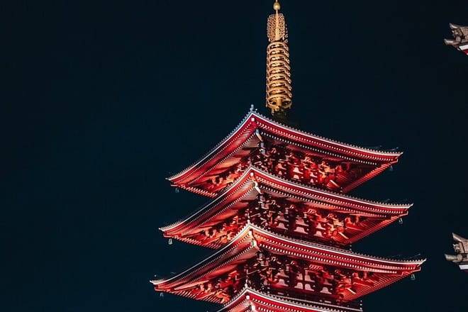 Asakusa Night Evening Walking Tour with English-Speaking Guide