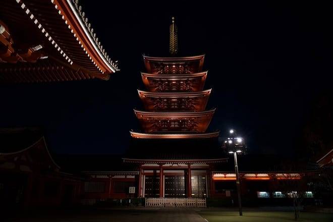 Asakusa Night Evening Walking Tour with English-Speaking Guide