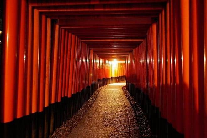 Kyoto Fushimi-Inari and Arashiyama Night Walking Tour