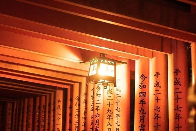 Kyoto Fushimi-Inari and Arashiyama Night Walking Tour